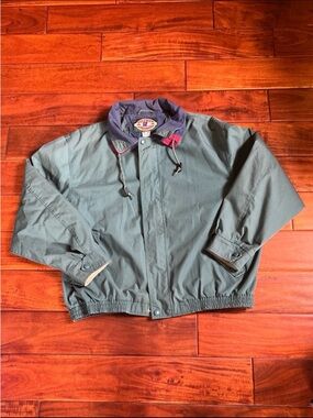 Vintage Lightweight Green Mens Jacket